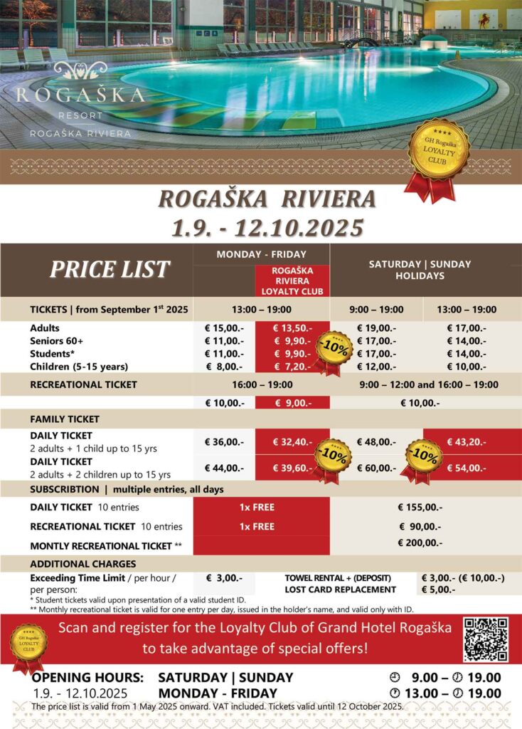 Pricelist 2025
