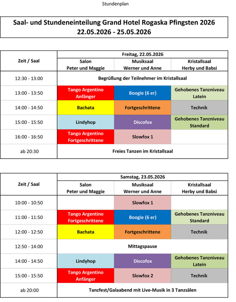 Stundentplan